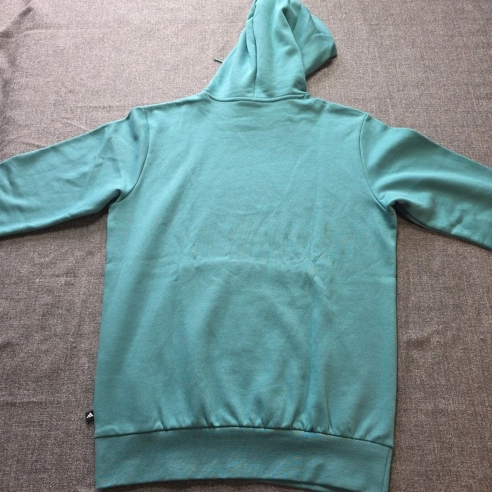 Adidas Hoodie Mens LT Large Tall Powder Blue Retro MSRP $55